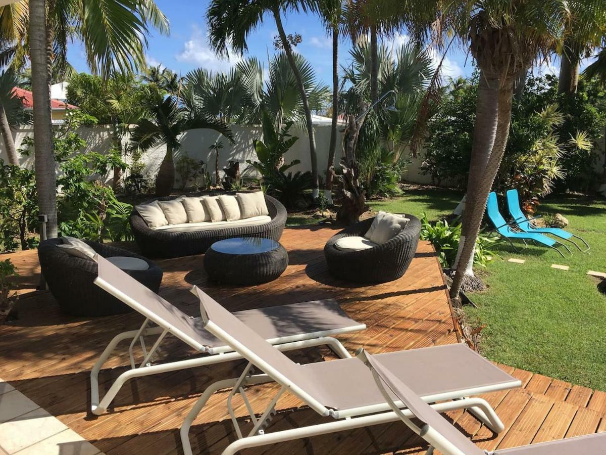 Villa Iguanou Et Piscine En Bord De Mer Proche Plages Marina Et Golf Saint-Francois (Grande-Terre) Exterior foto