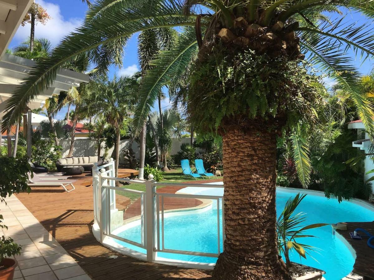 Villa Iguanou Et Piscine En Bord De Mer Proche Plages Marina Et Golf Saint-Francois (Grande-Terre) Exterior foto