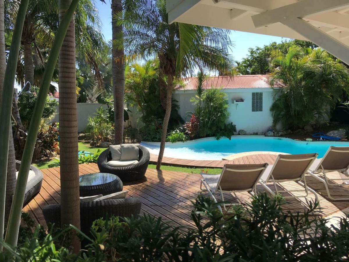 Villa Iguanou Et Piscine En Bord De Mer Proche Plages Marina Et Golf Saint-Francois (Grande-Terre) Exterior foto