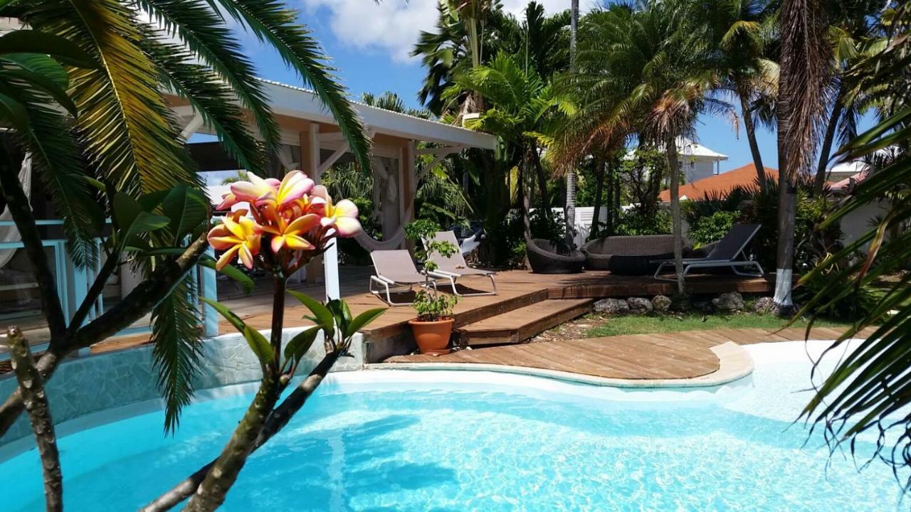 Villa Iguanou Et Piscine En Bord De Mer Proche Plages Marina Et Golf Saint-Francois (Grande-Terre) Exterior foto